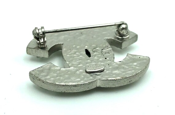 Chanel Authentic Vintage Silver Brooch - Etsy