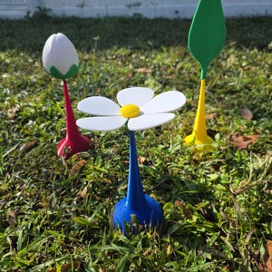 3D-Printed Pikmin-Inspired Sprouts – Cute Desk & Garden Display Set
