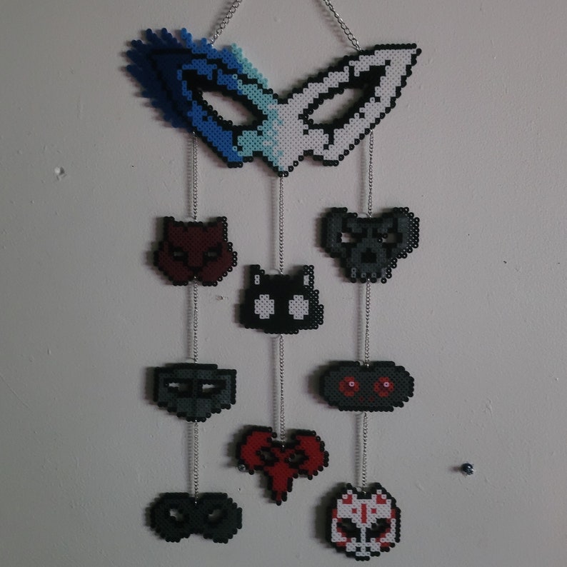 Perler Bead Art Pixel Art Persona 5 Perler Wall Art Etsy UK