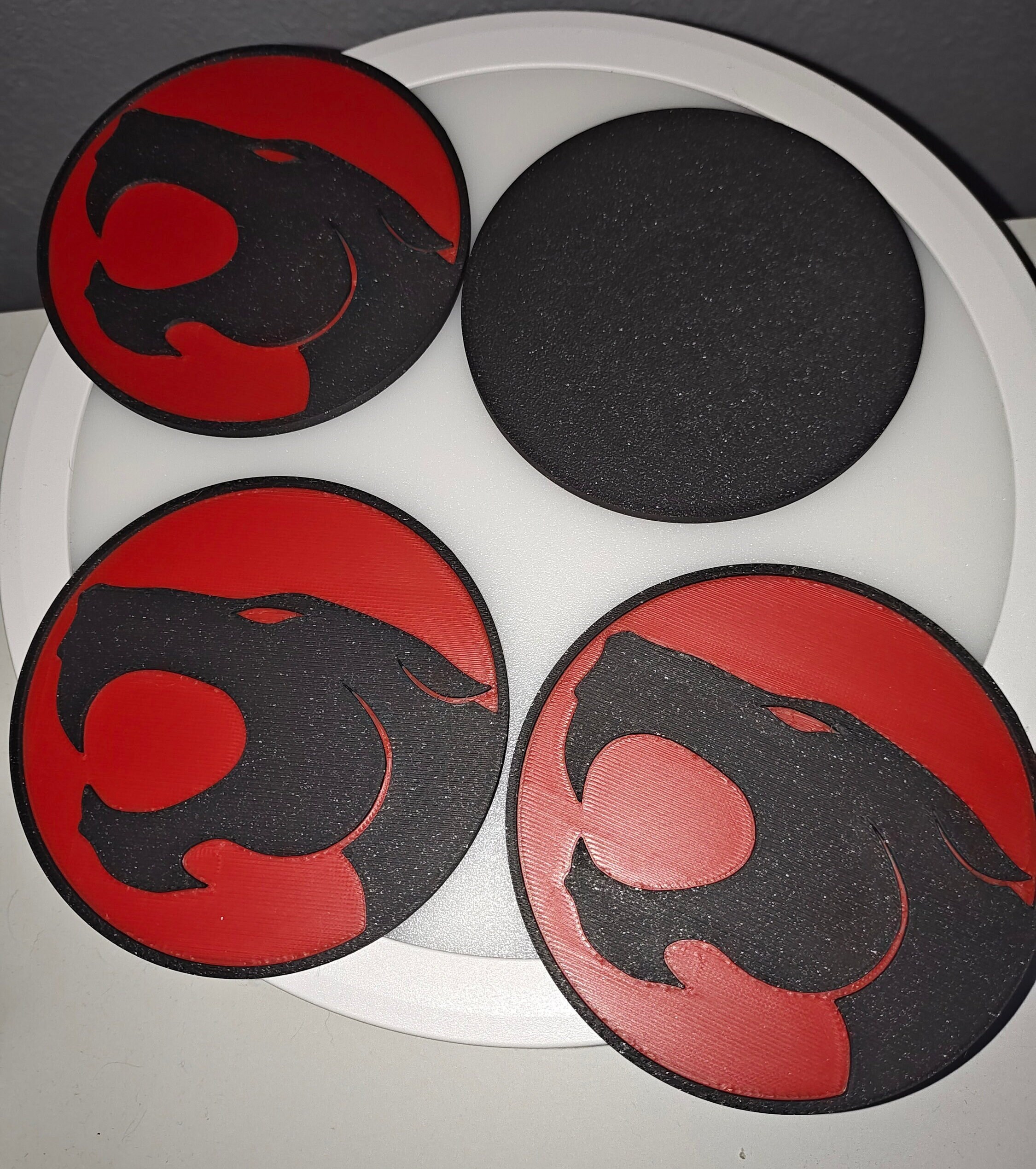 Thundercats Golden Mumra Pyramid Mumm-ra Coaster Set of 4 With Coaster ...