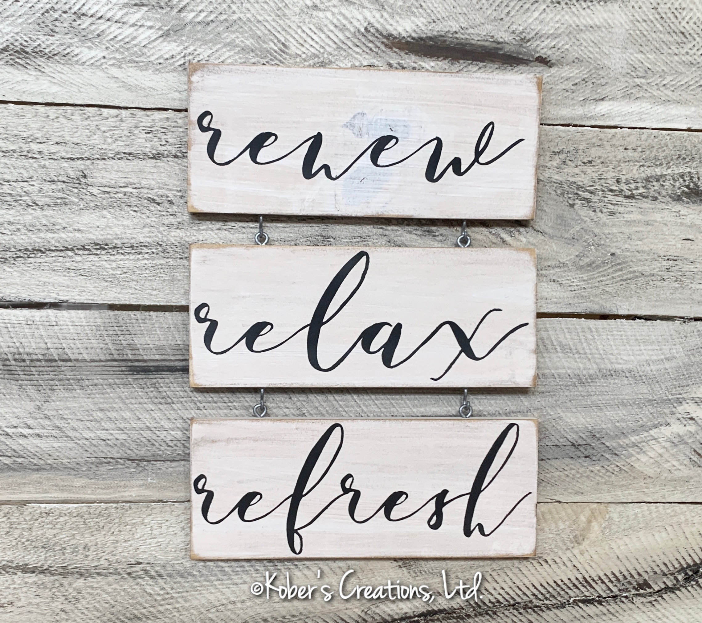 Renew Relax Refresh Spa Sign Spa Art Bathroom Art Relax - Etsy Polska
