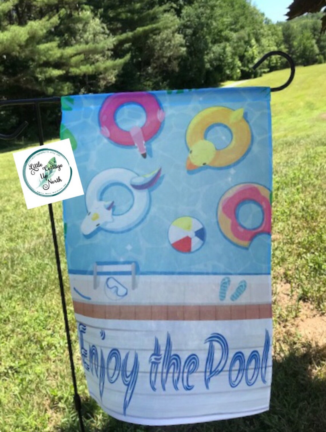 Swimming Pool Flag Pool Flag Yard Flag Garden Flag Summer Etsy