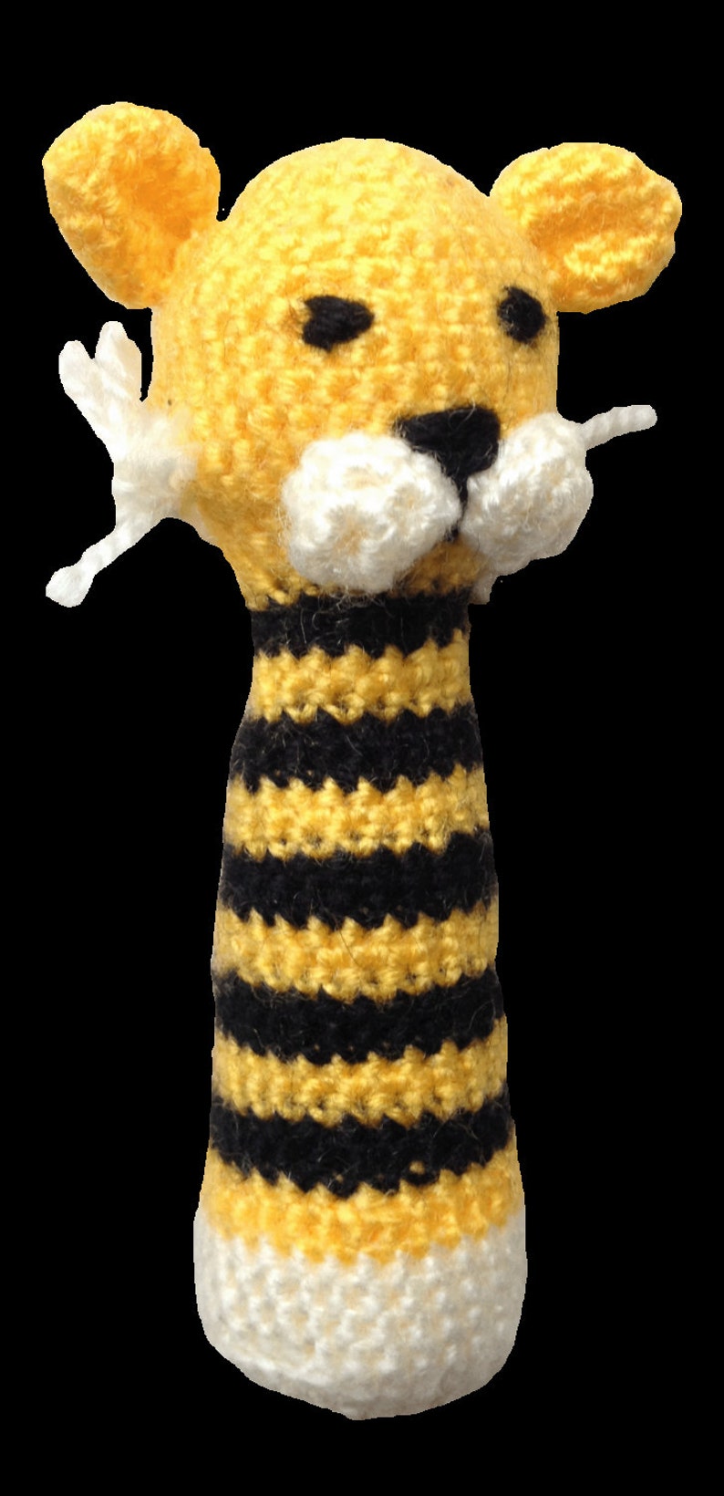 Tiny Tiger Rattle - Crochet Pattern - Etsy