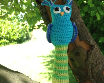 Olga Owl Rattle - crochet pattern