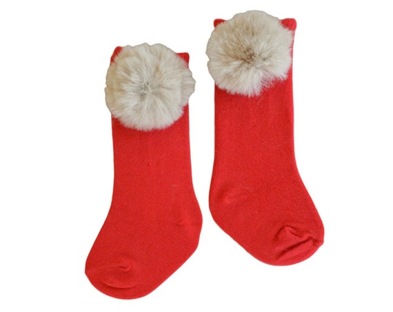 kids red socks