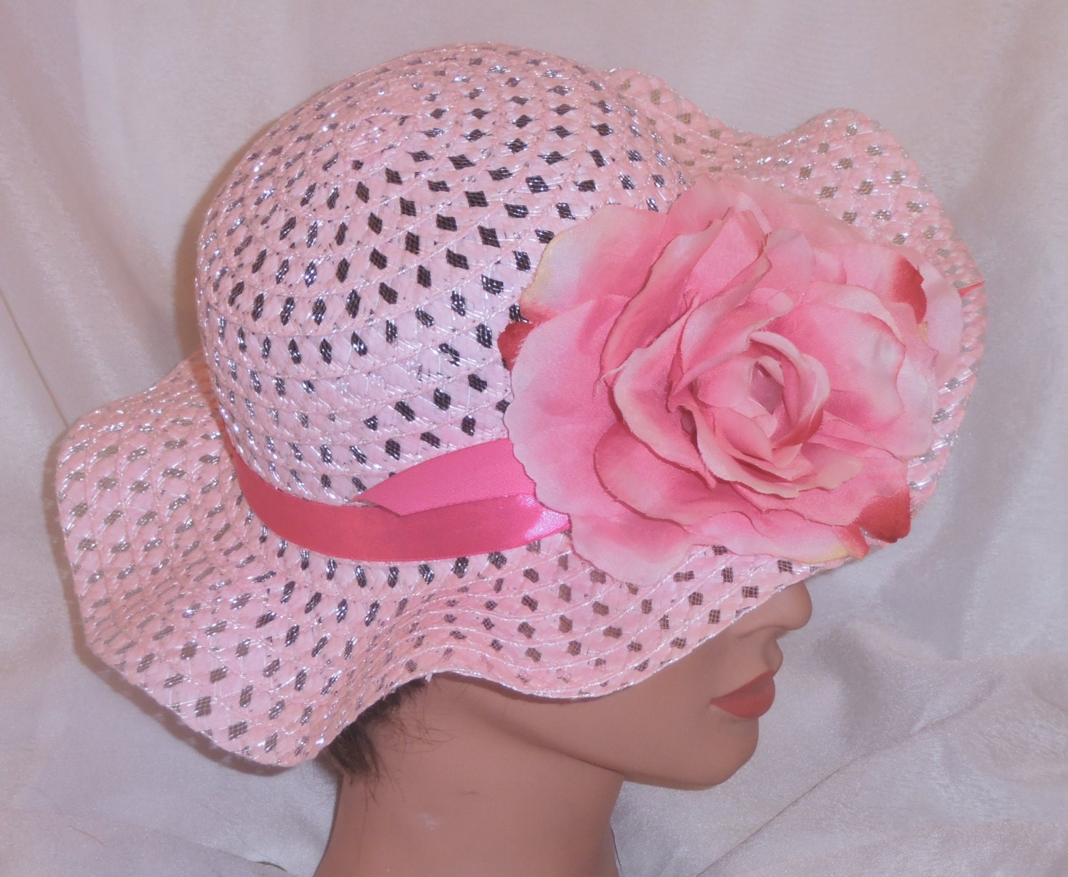 Girls Toddler Girls Pink Easter Hat Dress up Hat Tea Party Hat Etsy