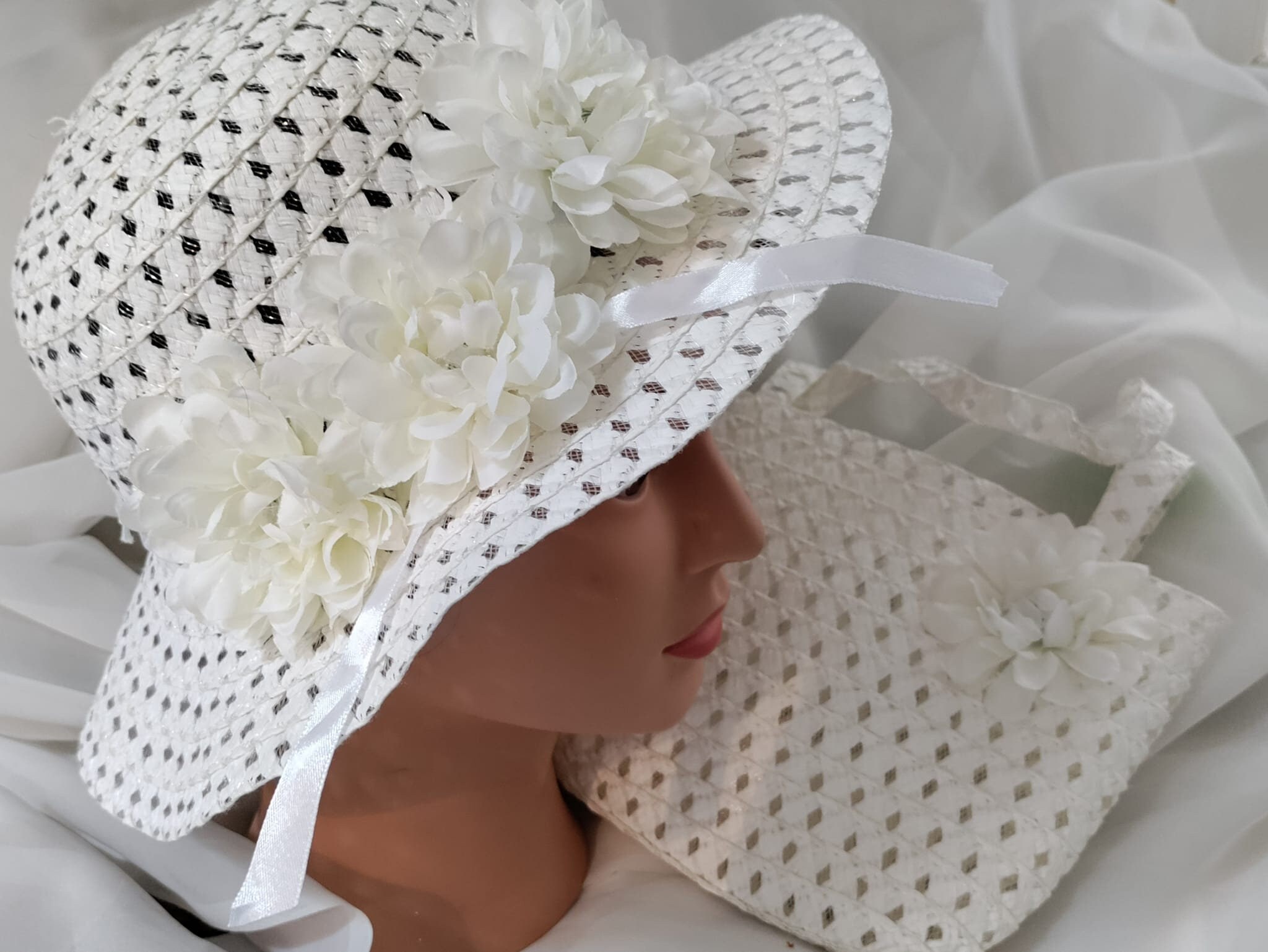 Girls White Easter Hat Easter Bonnet | Etsy