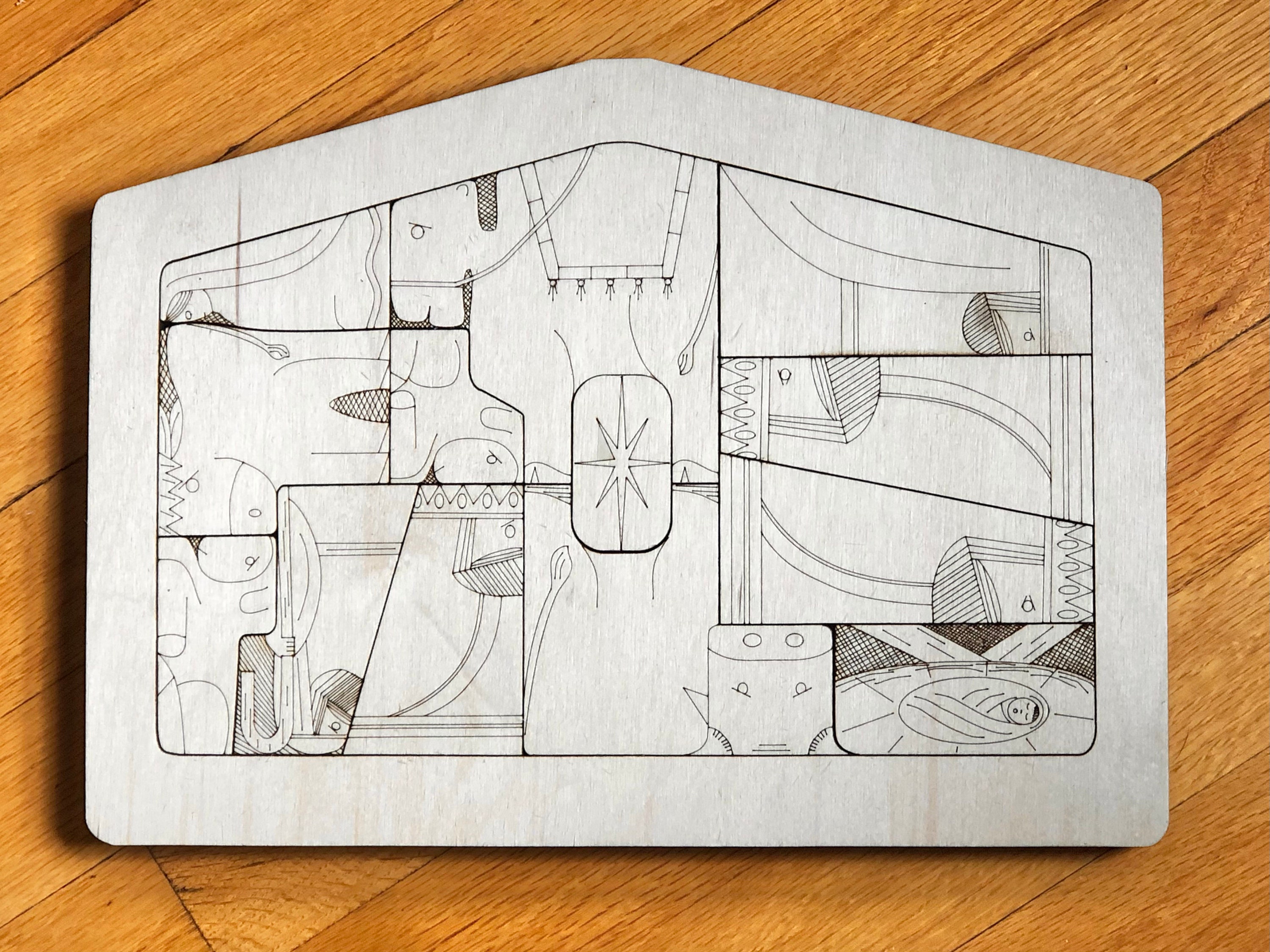 Nativity Scene Puzzle SVG FILE Etsy