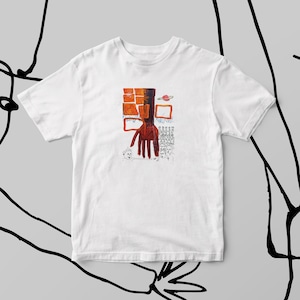 Illustrated unisex T-shirt