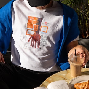 Red hand T-shirt