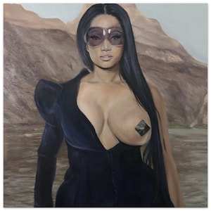 Nicki-Lake Malerei(Digitaldruck) - Klassisches Matte Papier Poster