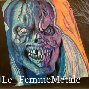 Creepshow laughing skeleton original art pencil drawing 12x9