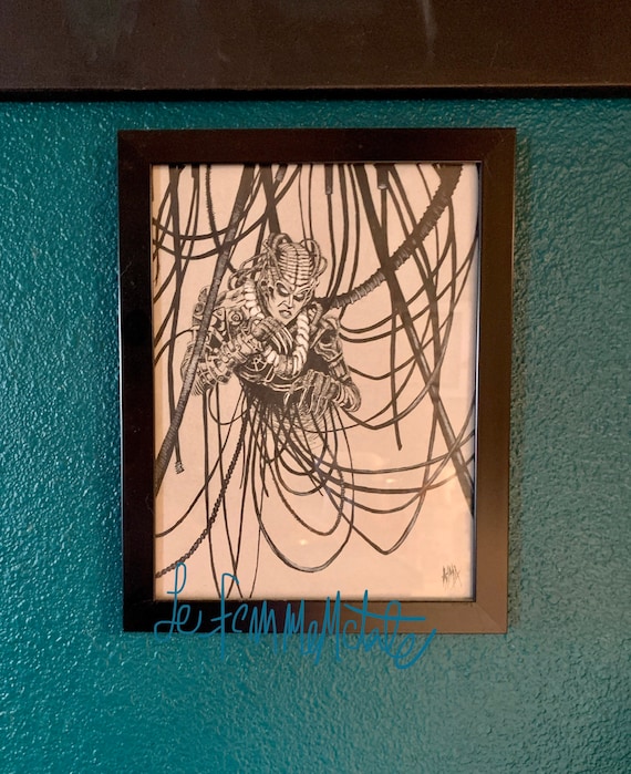 Giger Designed Supreme Leader Anjelica Huston From Disney Captain