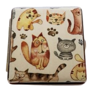 Étui à cigarettes pour les amoureux des chats, étui de carte d’identité, étui de carte de visite, meilleur étui de maman de chat, portefeuille de carte de crédit, porte-cigarrette king size