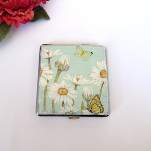 Schmetterling Etui, Zigaretten Etui, Ausweishülle, Visitenkartenetui, Wildblumen Etui, Kreditkartenetui, Zigarettenspitze