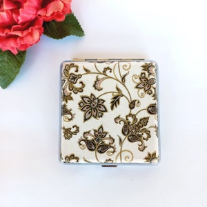 Floral Zigaretten Etui, Elegante ID Karten Hülle, Visitenkarten Etui, Kreditkarten Geldbörse, Mode Zigarettenspitze