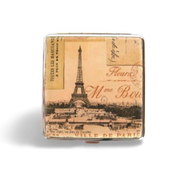 Door-mini cigarettes and his CHRISTIAN DIOR metal comb gold - VALOIS  VINTAGE PARIS