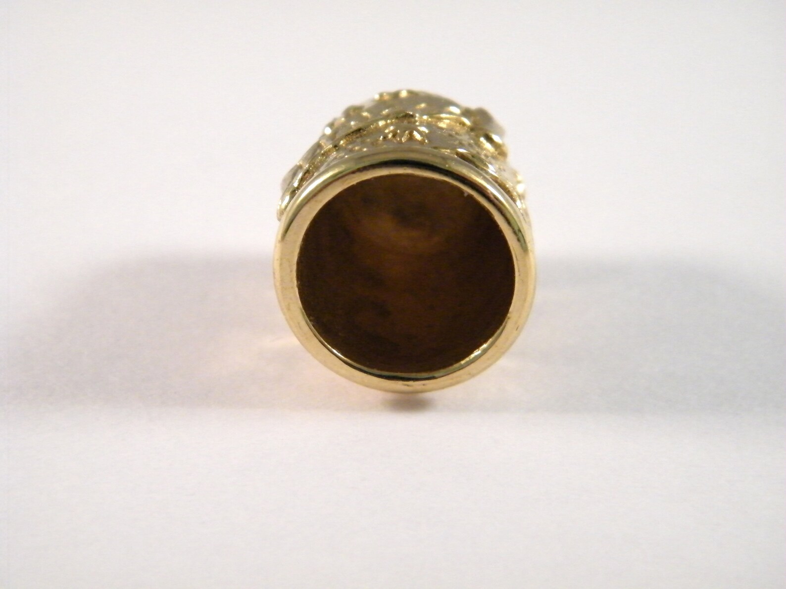 Thimble From Malaga Spain, Bronze Vintage Thimble, Sewer Gift ...