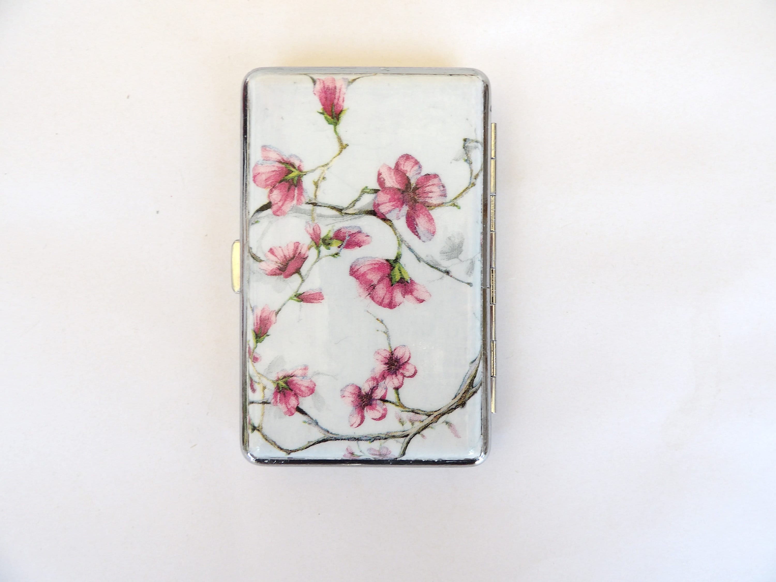 urban outfitters cigarette case Pack Porcelain Pill Bird Slim Cigarette Case, Blossom