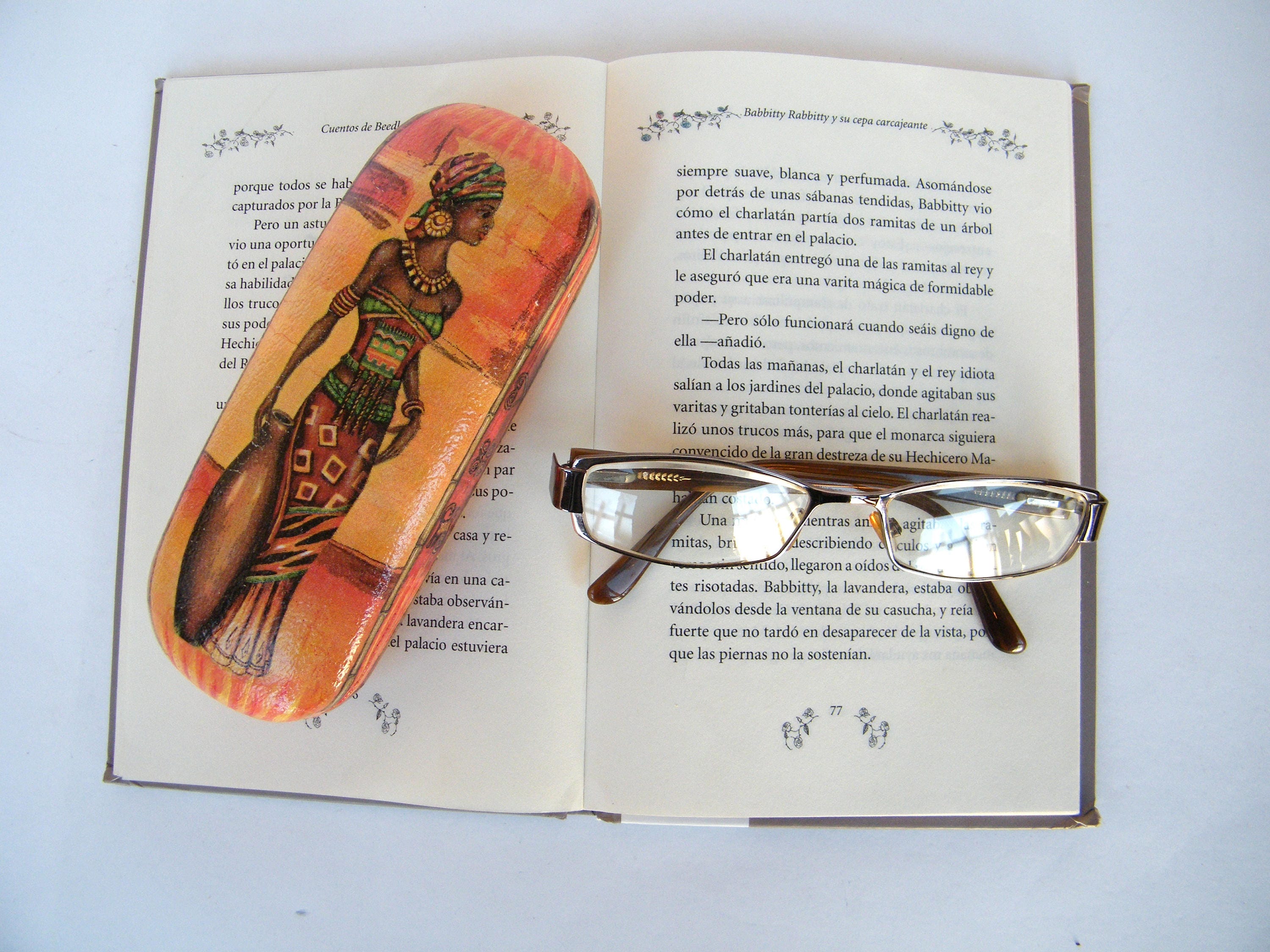 Black Women Child Totems African Aboriginal Glasses Case Eyeglasses Hard Shell Storage Spectacle Box Black Women Child Totems African Aboriginal Glasses Case Eyeglasses Hard Shell Storage Spectacle Box
