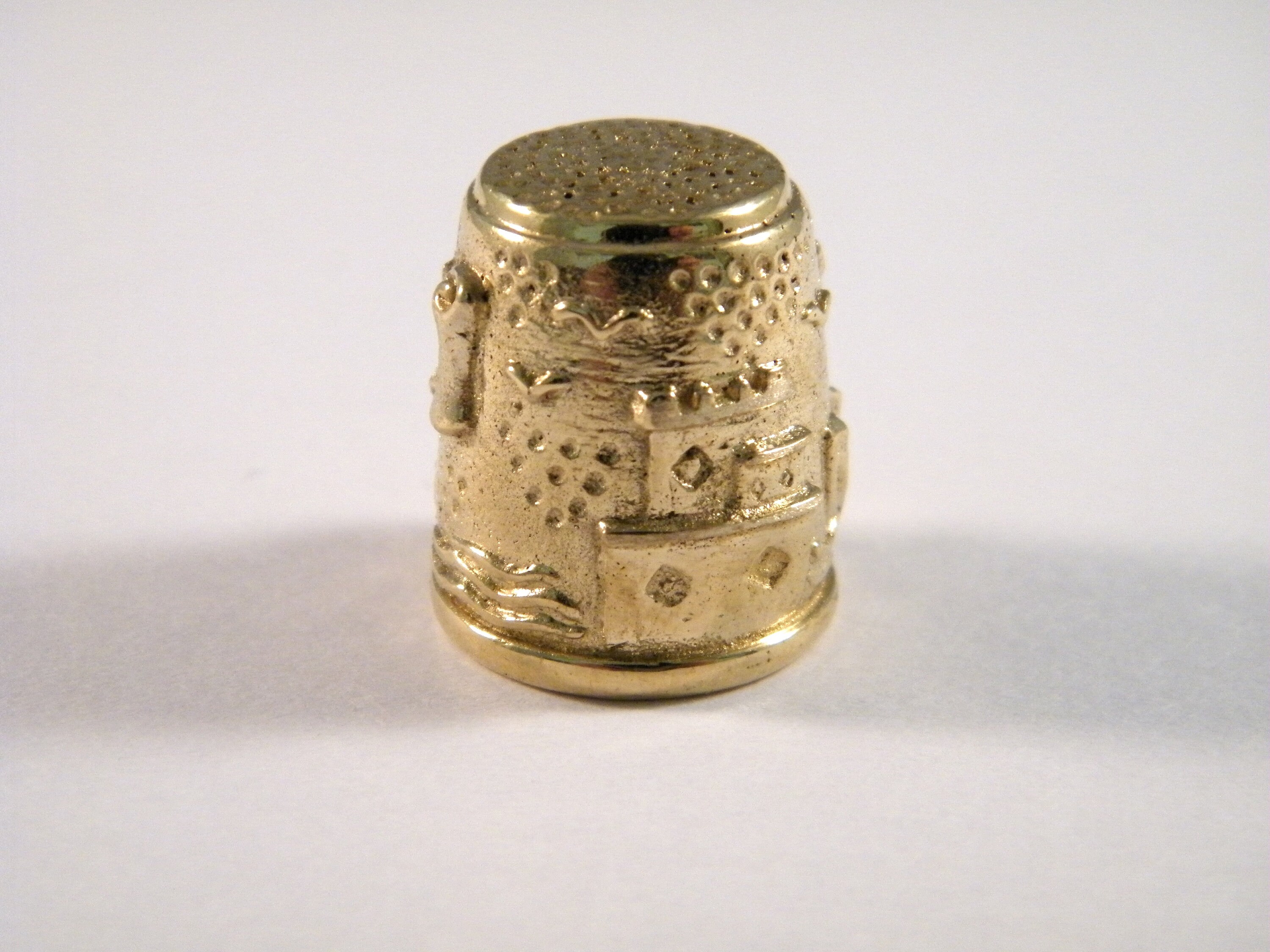 Thimble From Malaga Spain Bronze Vintage Thimble Sewer Gift | Etsy