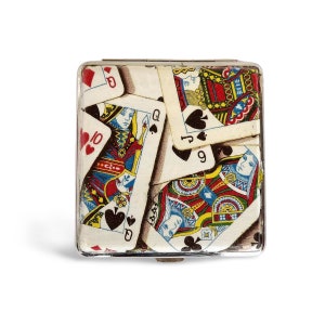 Cigarette Case Poker Cards, Cigarrette Holder, Gift for Him, Gift for Smokers, Pocker Lover Gift, Ace Cards, Casino Player, Tobacco Holder
