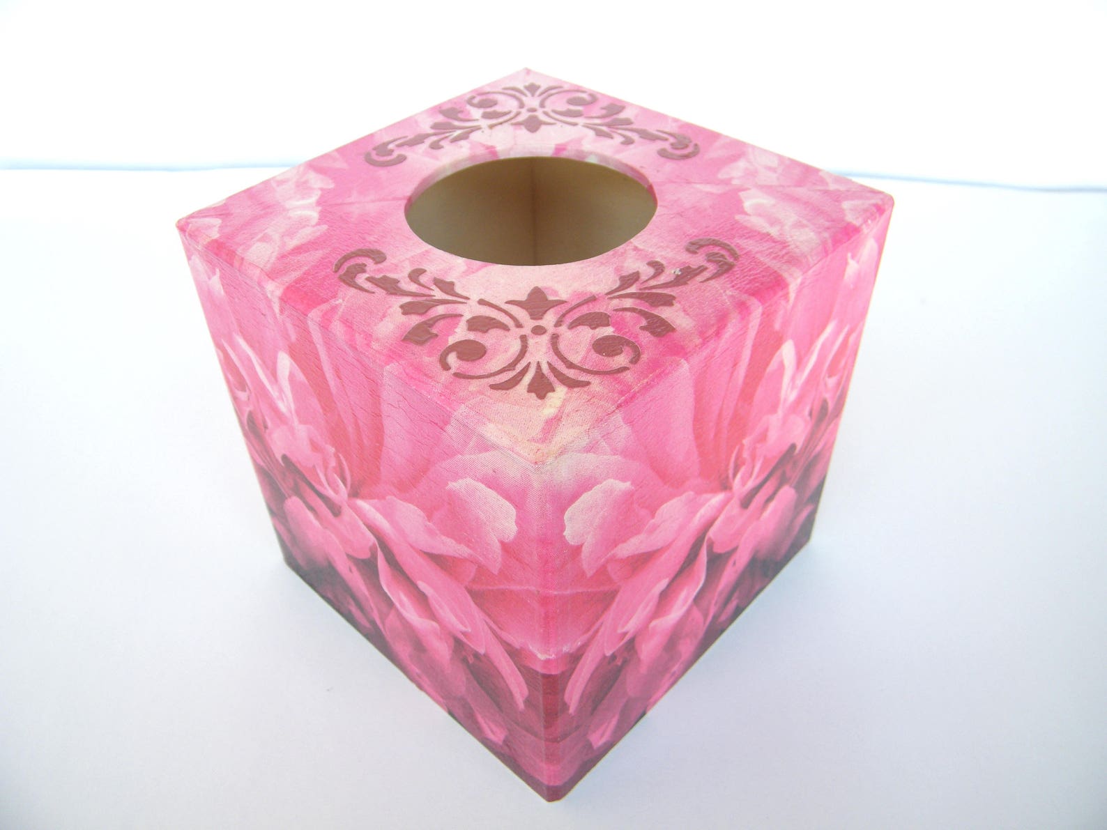 Download Pink tissue box cover kleenex box square tissue holder | Etsy