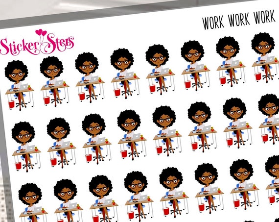 Work work work | F184 Planner Stickers