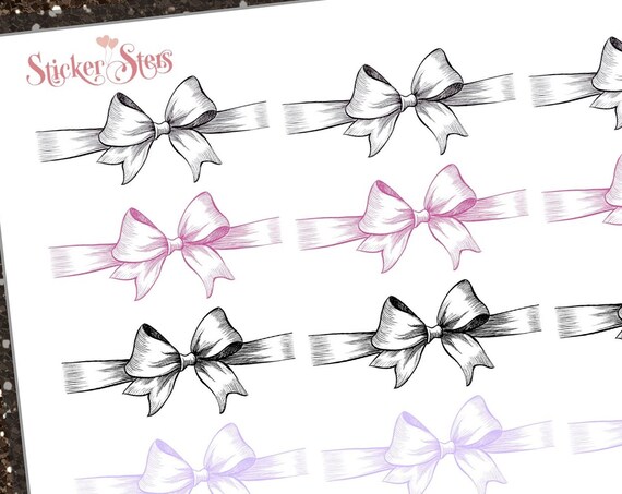 Bows | F160 Planner Stickers