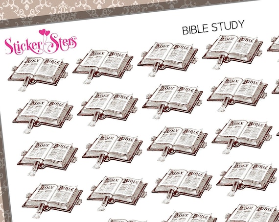 Bible Studies Reminders Faith Sunday Studies | F191 Planner Stickers