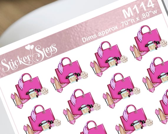 Shopping Small Sheet Planner Stickers Set Cute and Functional made for all Planners