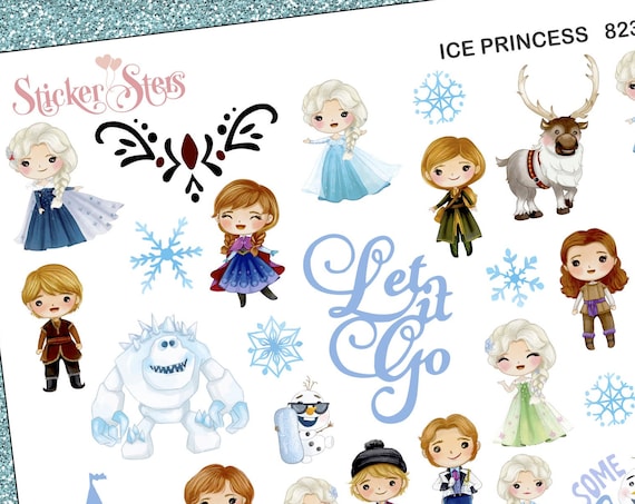 Ice Princess Planner Stickers Stickers Mini Kit | 8237