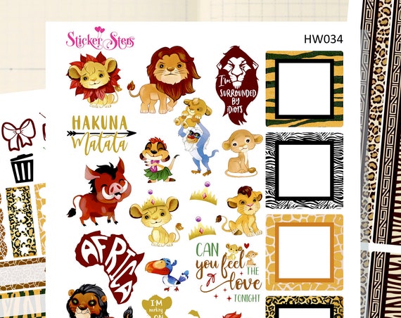 Little Lion Stickers Mini Kit | HW034
