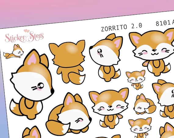 Zorrito 2.0 Planner Stickers Mini Kit | 8101