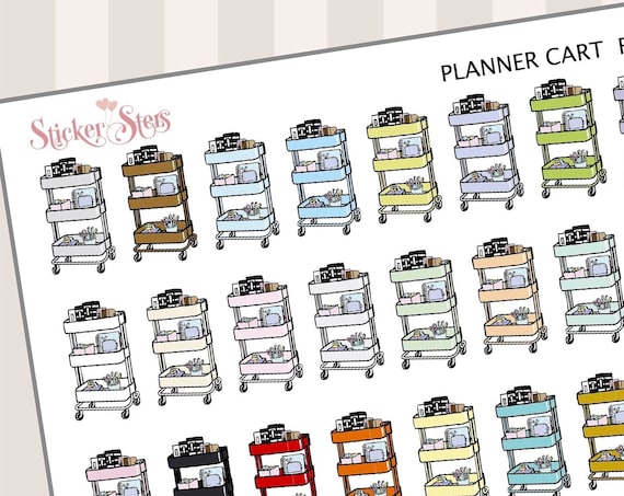 Planner Cart | F137 Planner Stickers