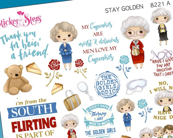 Stay Golden Planner Stickers Stickers Mini Kit | 8221