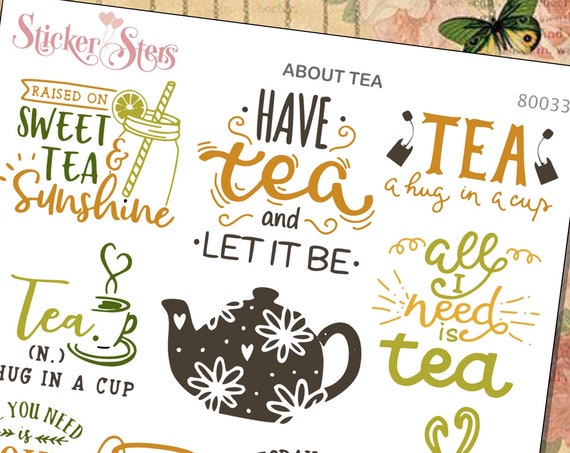 About Tea Planner Stickers Mini Kit | 8033