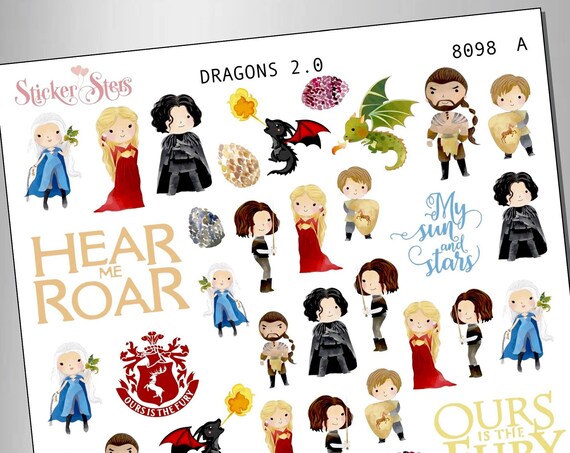 Dragons 2.0 Planner Stickers Mini Kit | 8098
