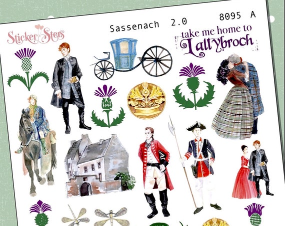 Sassenach 2.0 Planner Stickers Mini Kit | 8095