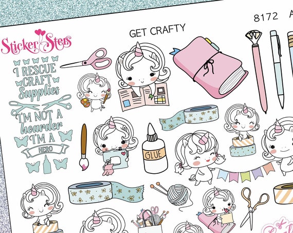 Crafty Time Planner Stickers Stickers Mini Kit | 8172