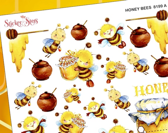 Honey Bees super cute for all planners, Cute and Functional | 8199