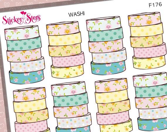 Washi | F176 Planner Stickers