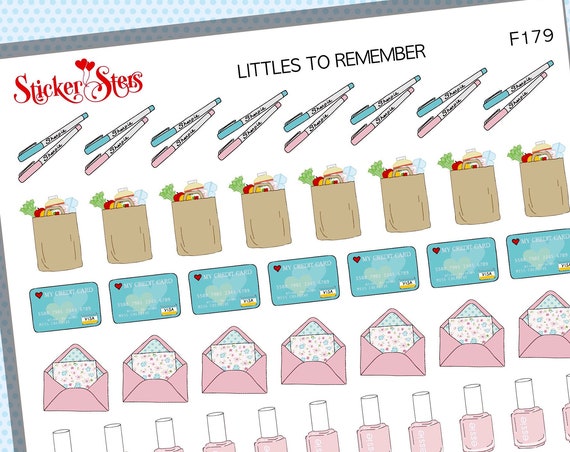 Littles Reminders | F179 Planner Stickers