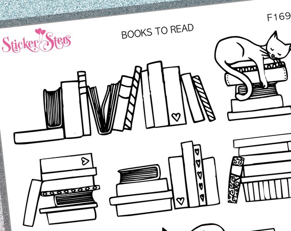 Books to Read | F169 Planner Stickers