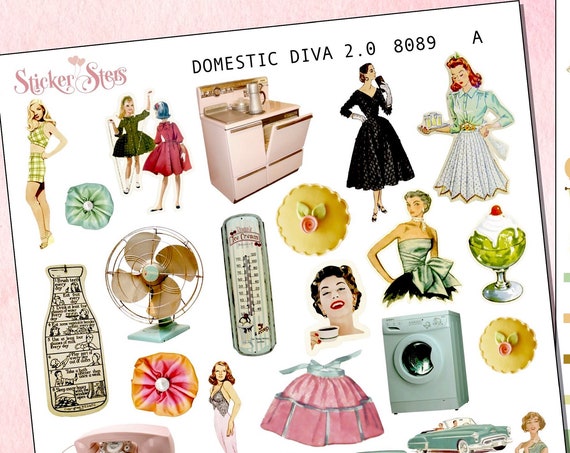 Domestic Diva 2.0 Planner Stickers Mini Kit | 8089