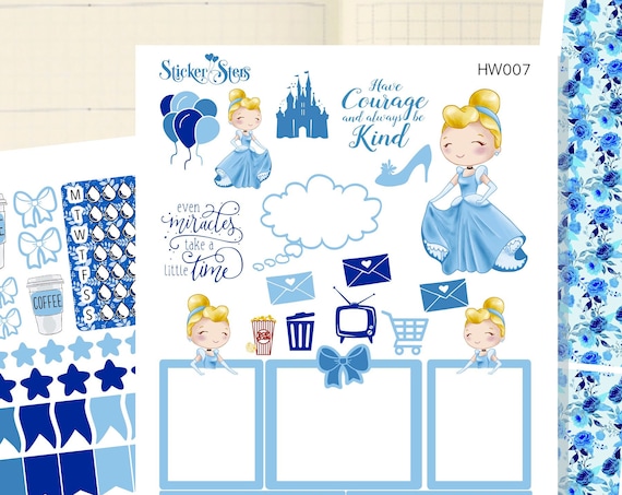 Cindy Slim Planner Stickers Mini Kit | HW007