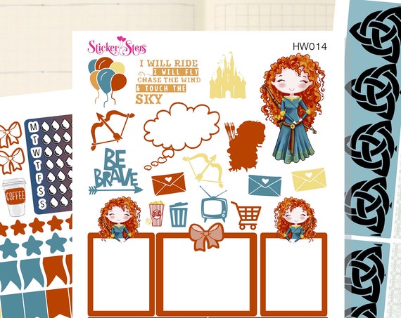 Brave Girl Slim Planner Stickers Mini Kit | HW014