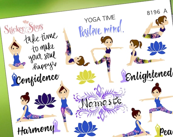Yoga Stickers Stickers Mini Kit | 8196