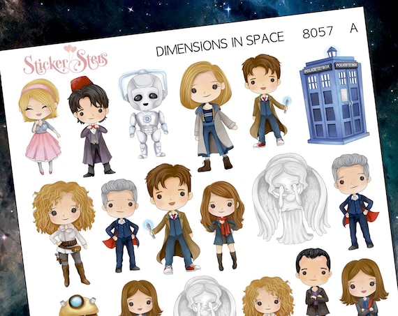 Dimensions in Space Planner Stickers Stickers Mini Kit | 8057