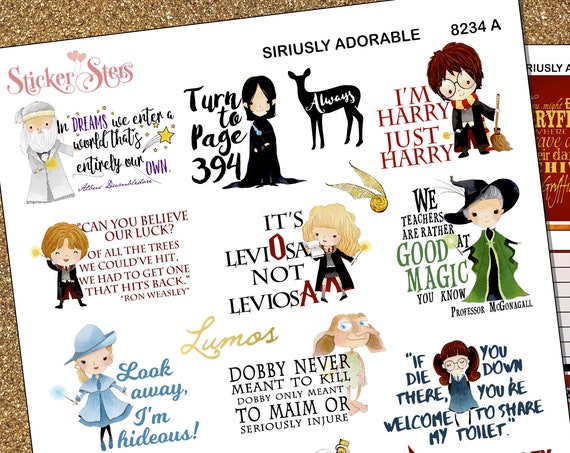 Siriusly Adorable Planner Stickers Stickers Mini Kit | 8234